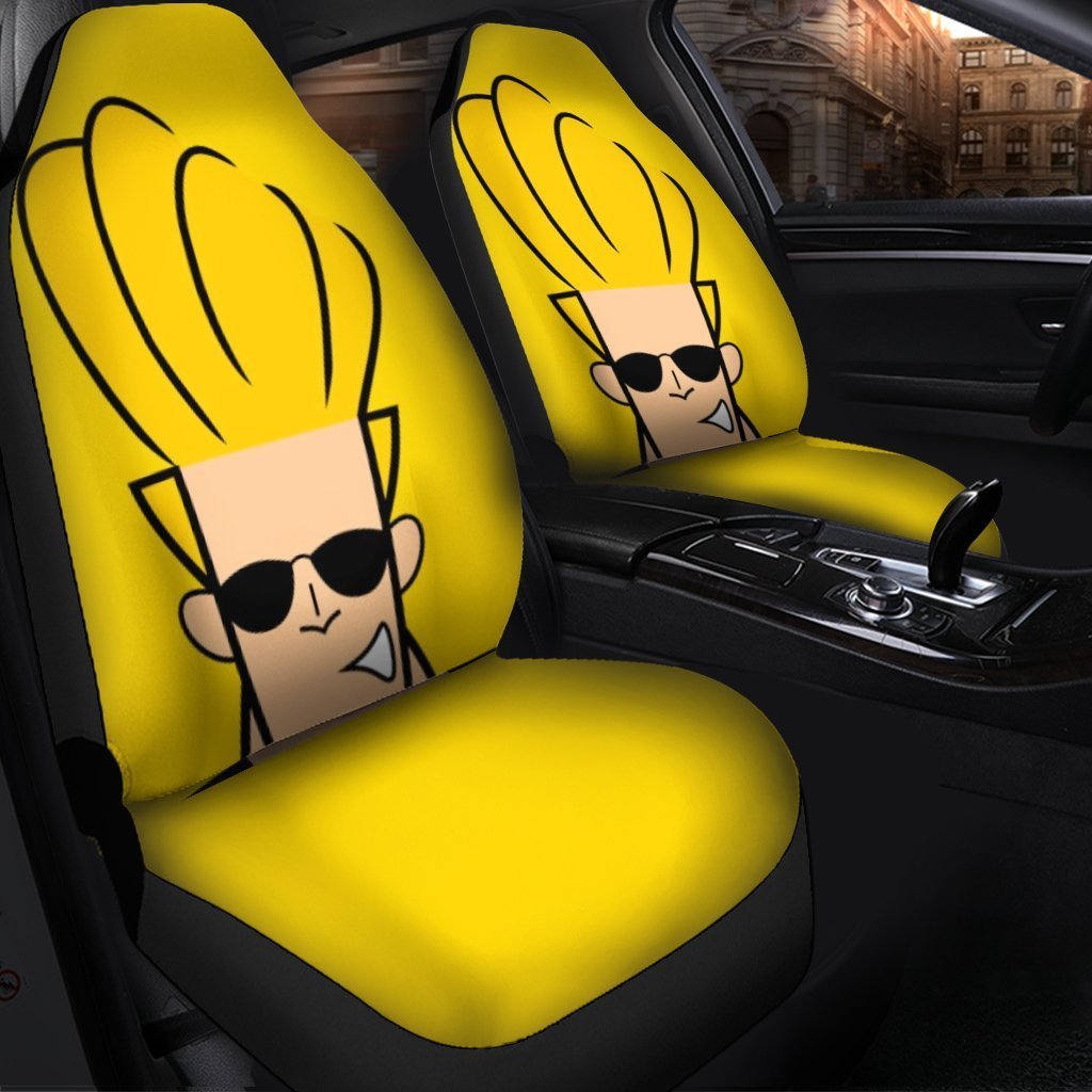 Johnny Bravo Car Seat Cover