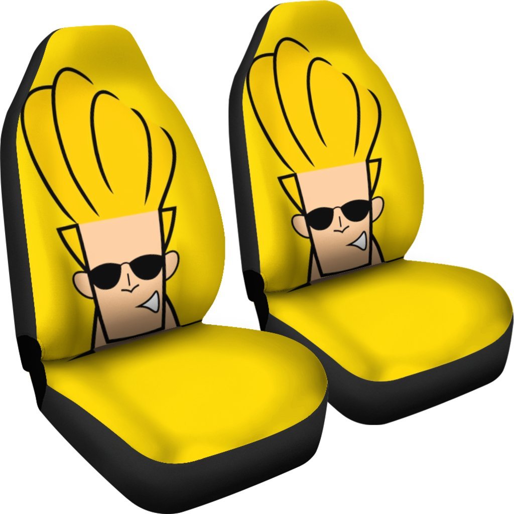 Johnny Bravo Car Seat Cover