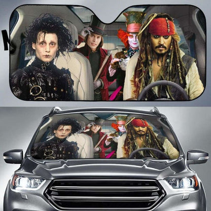 Johnny Depp Auto Sun Shades 918b Universal Fit