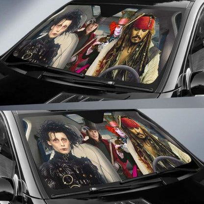 Johnny Depp Auto Sun Shades 918b Universal Fit