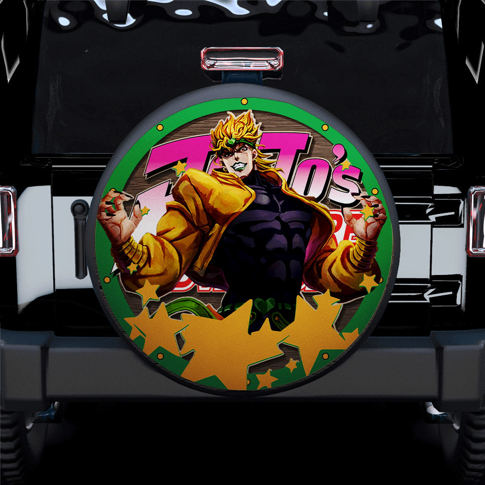Jojo Bizarre Adventure Dio Brando Jeep Car Spare Tire Cover
