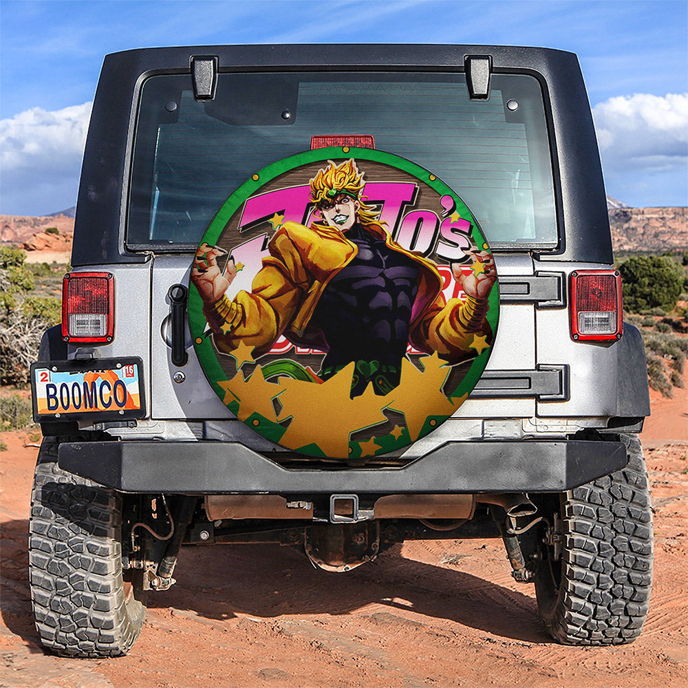 Jojo Bizarre Adventure Dio Brando Jeep Car Spare Tire Cover