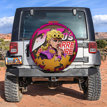 Jojo Bizarre Adventure Giorno Giovanna Jeep Car Spare Tire Cover