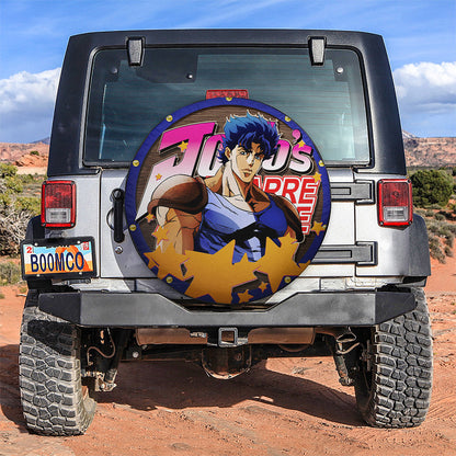 Jojo Bizarre Adventure Jonathan Joestar Jeep Car Spare Tire Cover