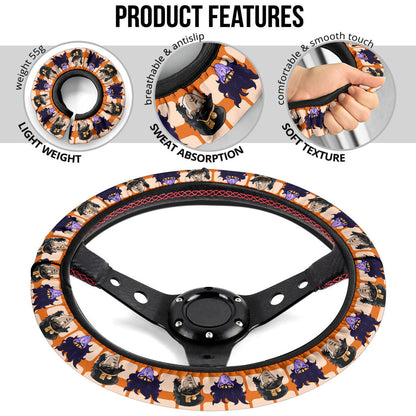 Jojo Bizarre Adventure Jotaro Kujo Star Platinum Anime Premium Custom Car Steering Wheel Cover