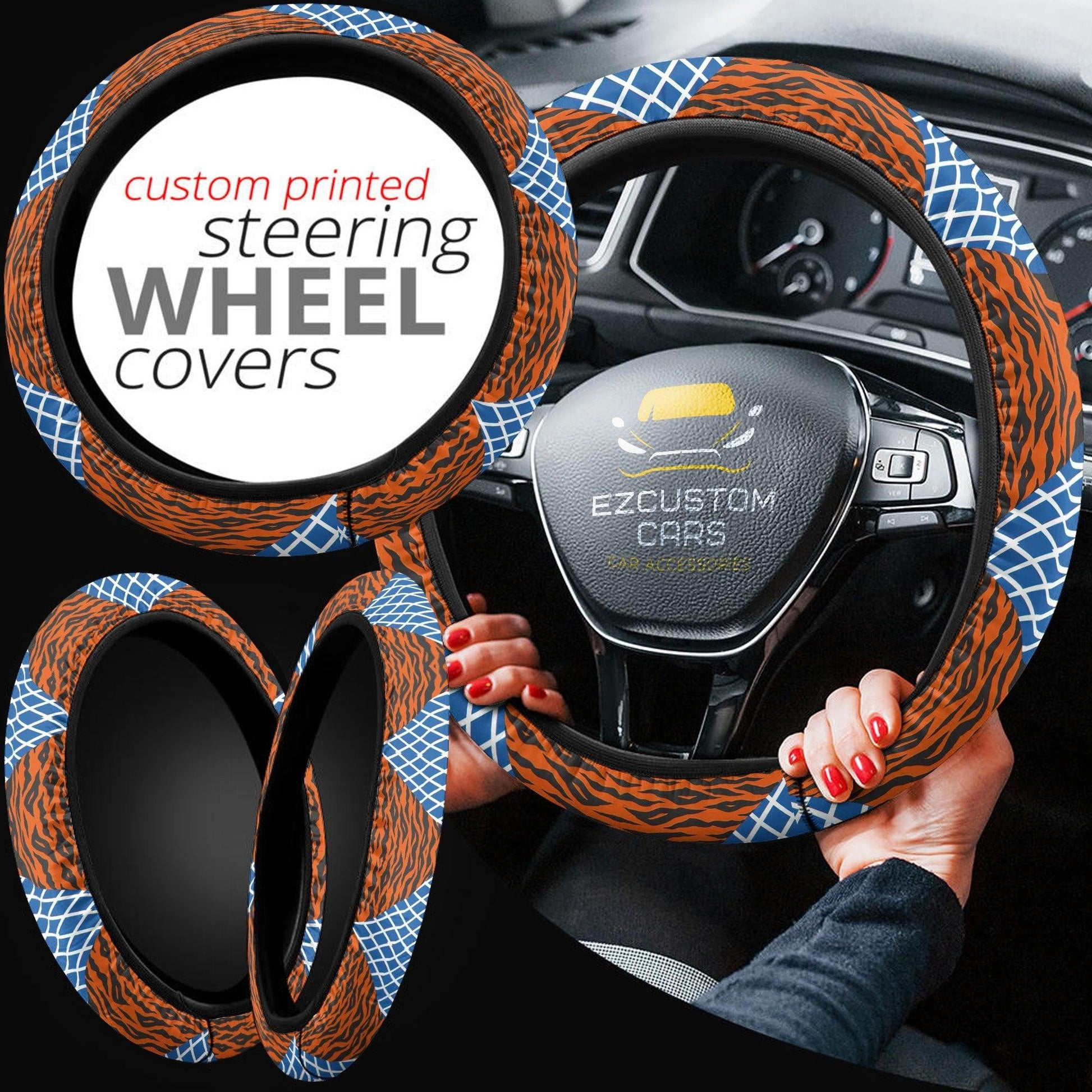 Jojo Bizarre Adventure Patterns Anime Steering Wheel Cover Custom Jojo Bizzare Adventure Anime Car Accessories