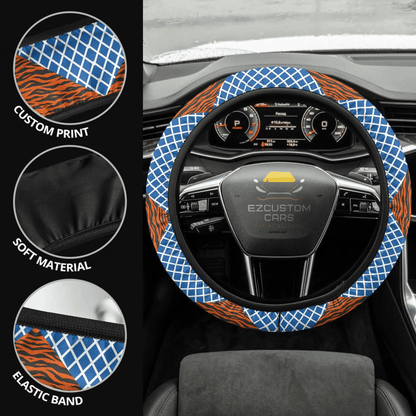 Jojo Bizarre Adventure Patterns Anime Steering Wheel Cover Custom Jojo Bizzare Adventure Anime Car Accessories