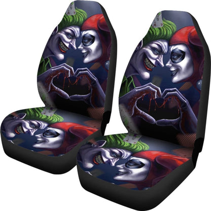 Joker And Harley Quinn Car Seat Covers Suicide Squad Movie H031020 Universal Fit 225311