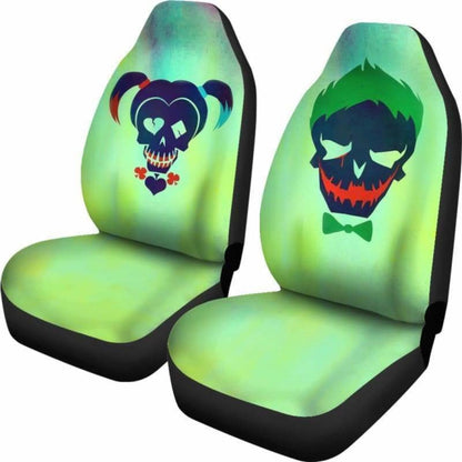 Joker And Harley Quinn Car Seat Covers Universal Fit 051312