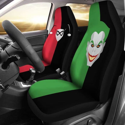 Joker And Harley Quinn Car Seat Covers Universal Fit 051312