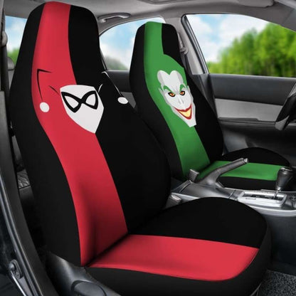 Joker And Harley Quinn Car Seat Covers Universal Fit 051312