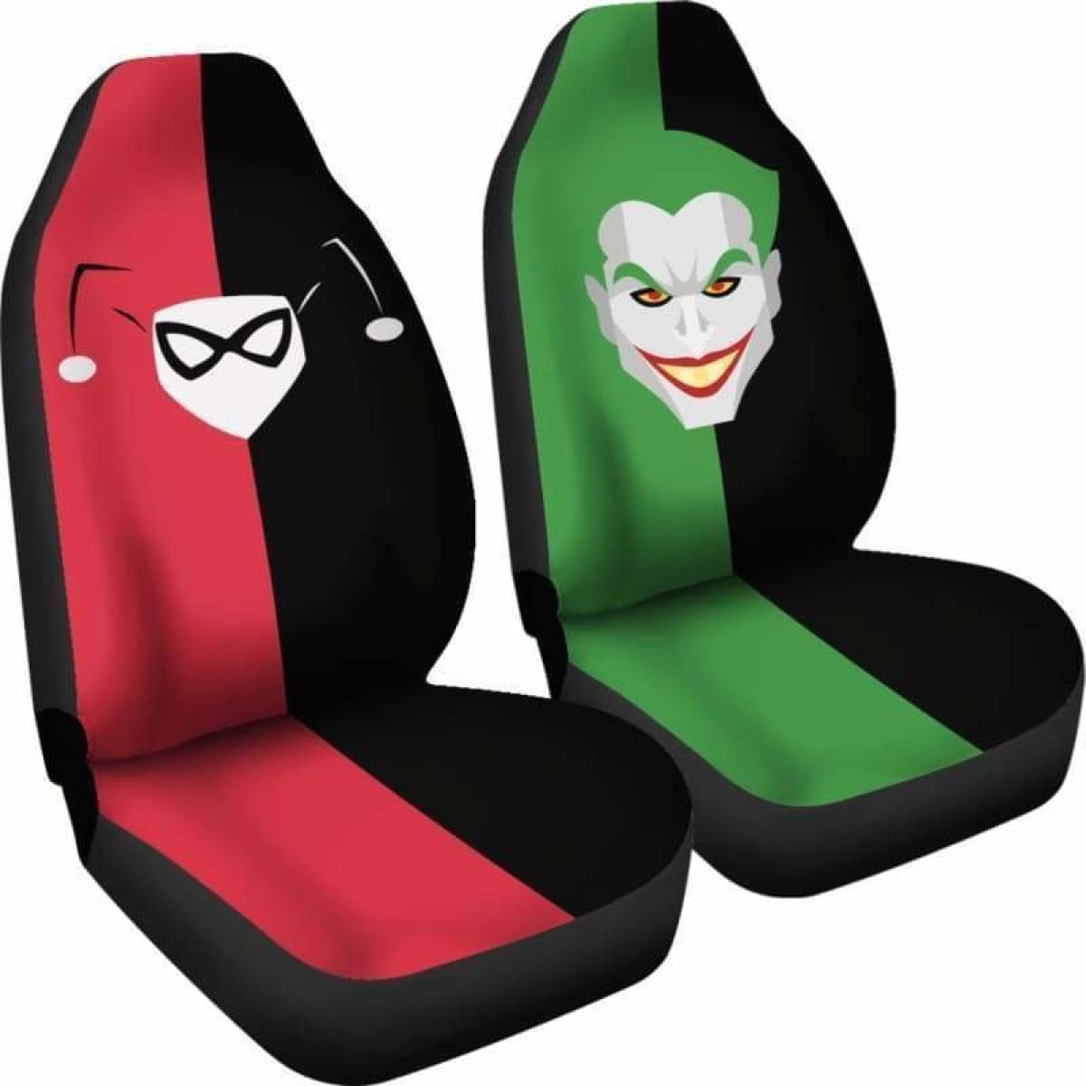 Joker And Harley Quinn Car Seat Covers Universal Fit 051312