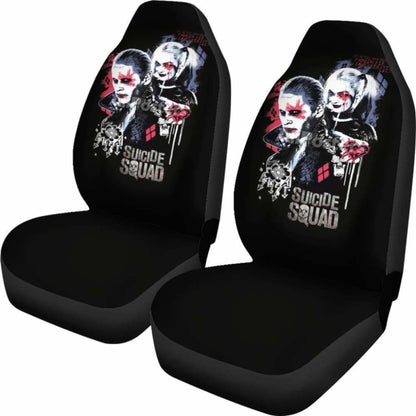 Joker Art Car Seat Cover Suicide Squad Movie Fan Gift Universal Fit 051012