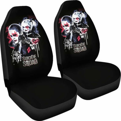 Joker Art Car Seat Cover Suicide Squad Movie Fan Gift Universal Fit 051012