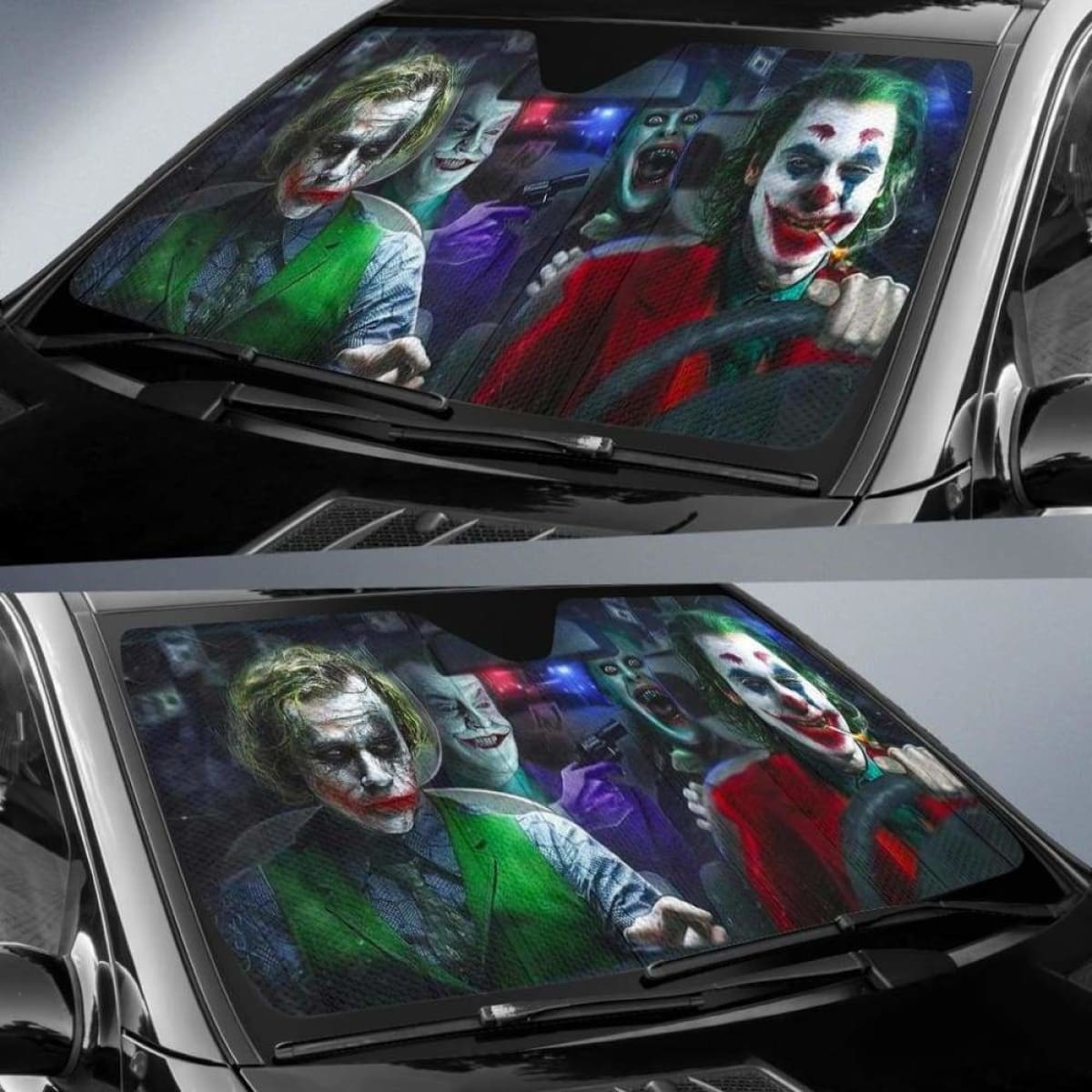 Joker Brother Driving Auto Sun Shades 918b Universal Fit