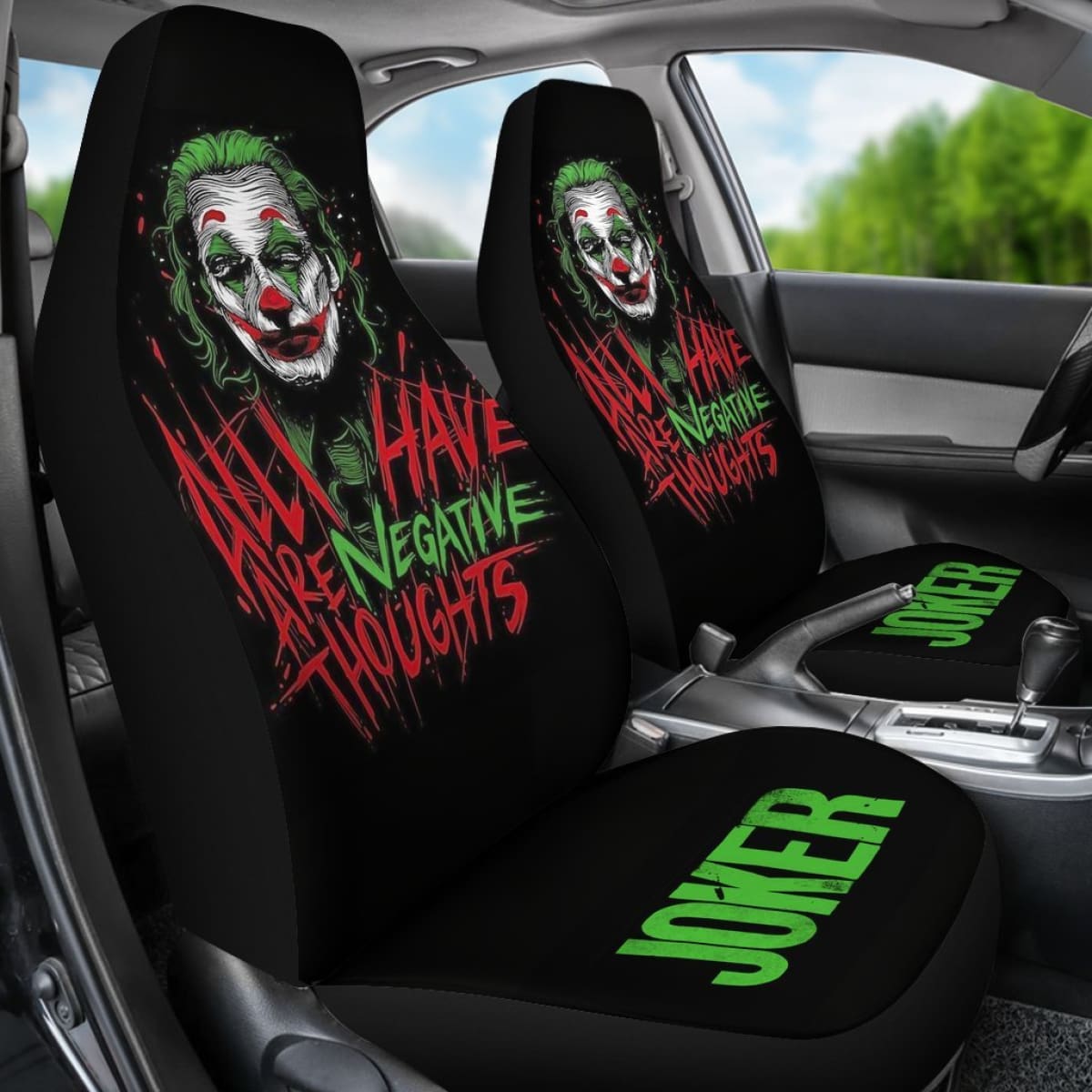 Joker Car Seat Covers Suicide Squad Movie Fan Gift H031020 Universal Fit 225311