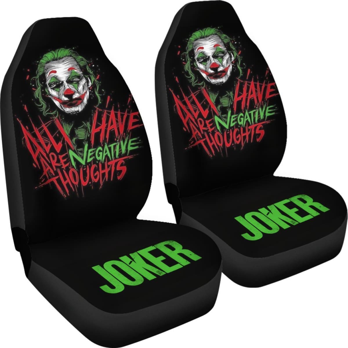 Joker Car Seat Covers Suicide Squad Movie Fan Gift H031020 Universal Fit 225311