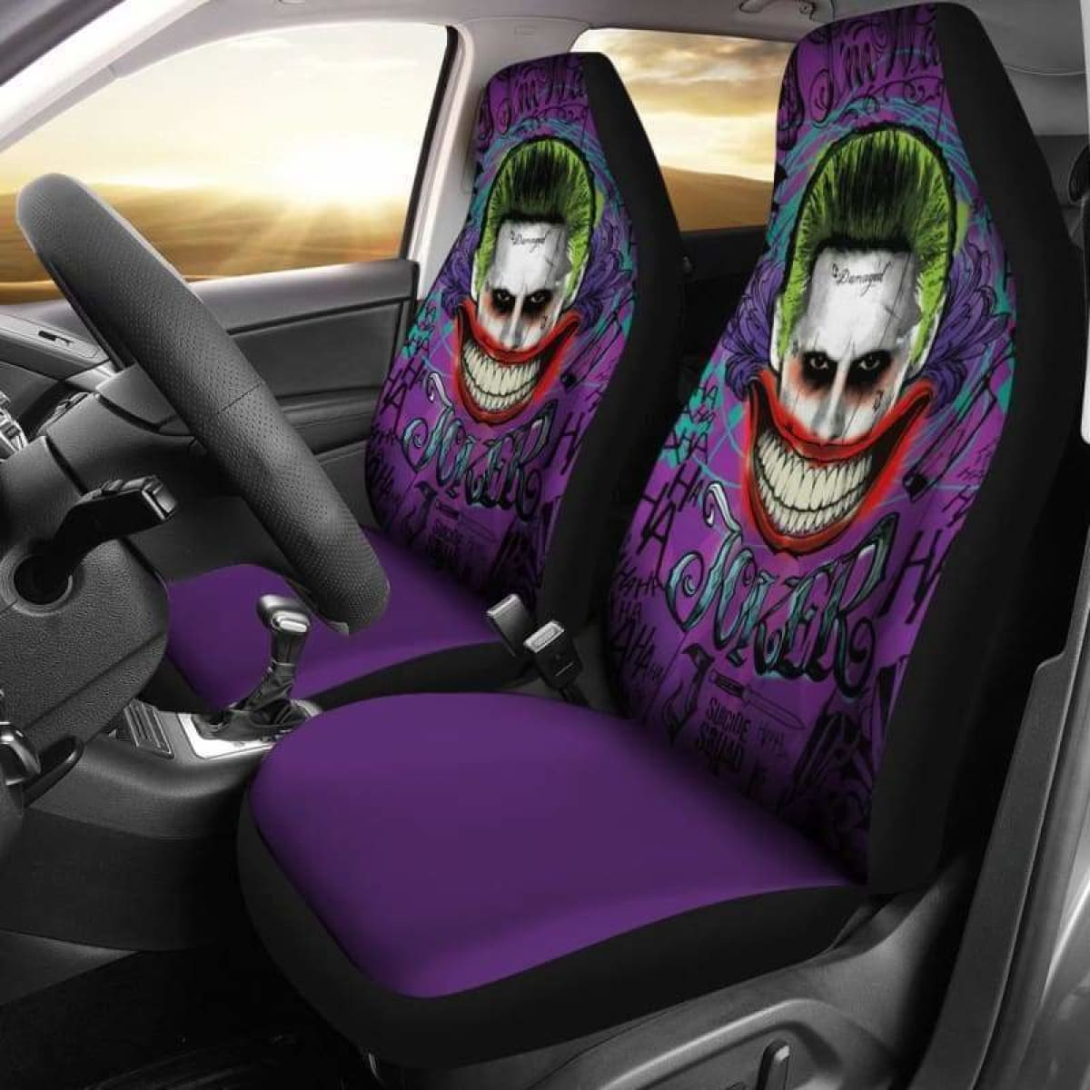Joker Car Seat Covers Universal Fit 051312