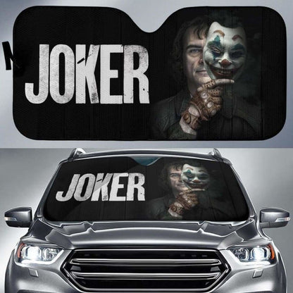 Joker Criminal Car Sun Shades Suicide Squad Movie Universal Fit 051012