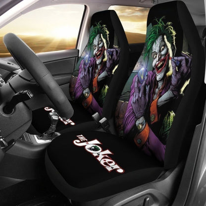 Joker Draw Smile Car Seat Covers For Fan Universal Fit 194801