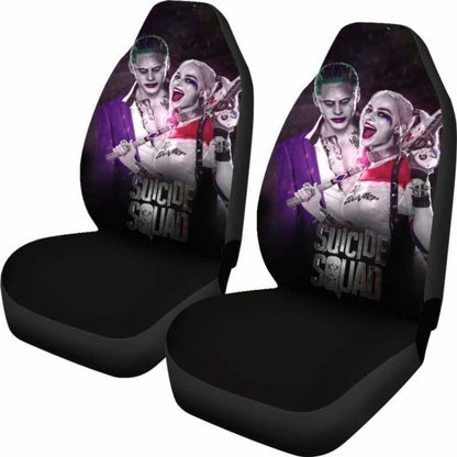 Joker Harley Quinn Car Seat Covers Universal Fit 051312