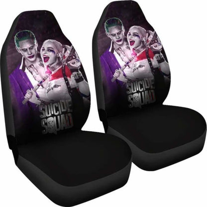 Joker Harley Quinn Car Seat Covers Universal Fit 051312