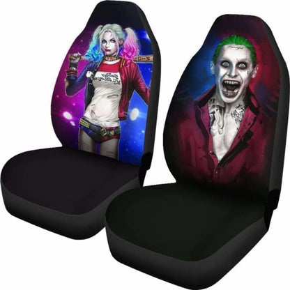 Joker Harley Quinn Car Seat Covers Universal Fit 051312