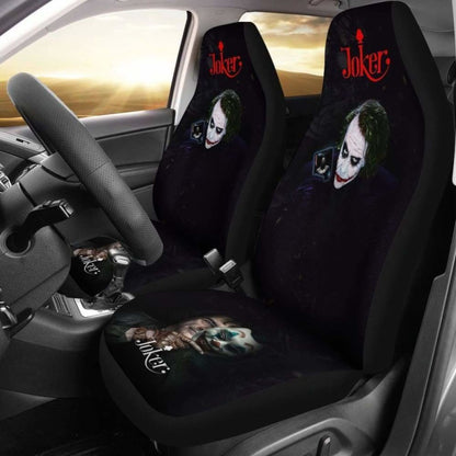 Joker New Supervillain Dc Comics Character Car Seat Covers 2 Universal Fit 051012