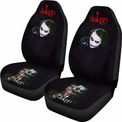 Joker New Supervillain Dc Comics Character Car Seat Covers 2 Universal Fit 051012