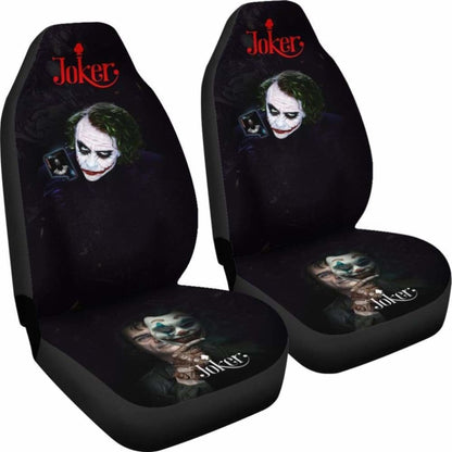Joker New Supervillain Dc Comics Character Car Seat Covers 2 Universal Fit 051012