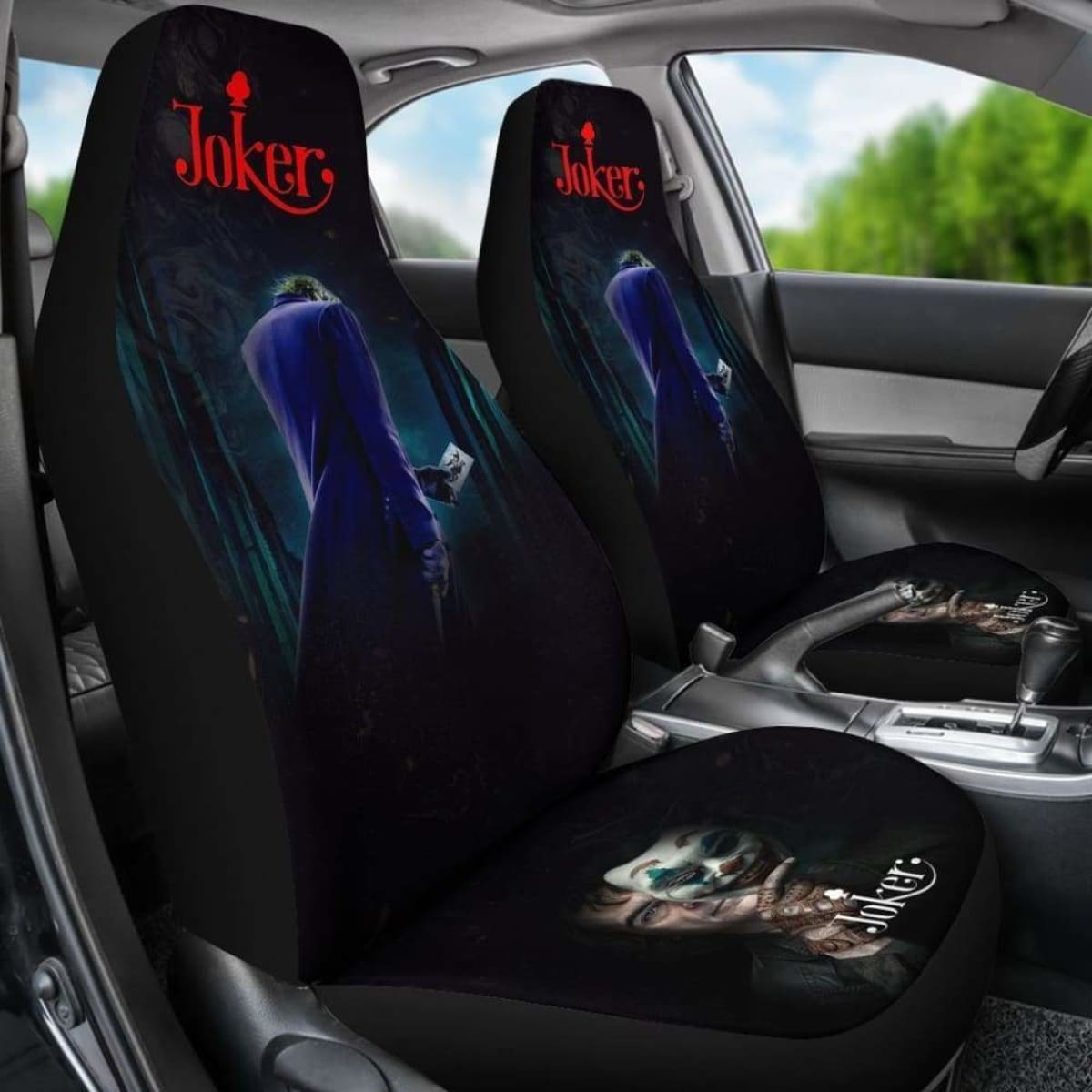 Joker New Supervillain Dc Comics Character Car Seat Covers 5 Universal Fit 051012
