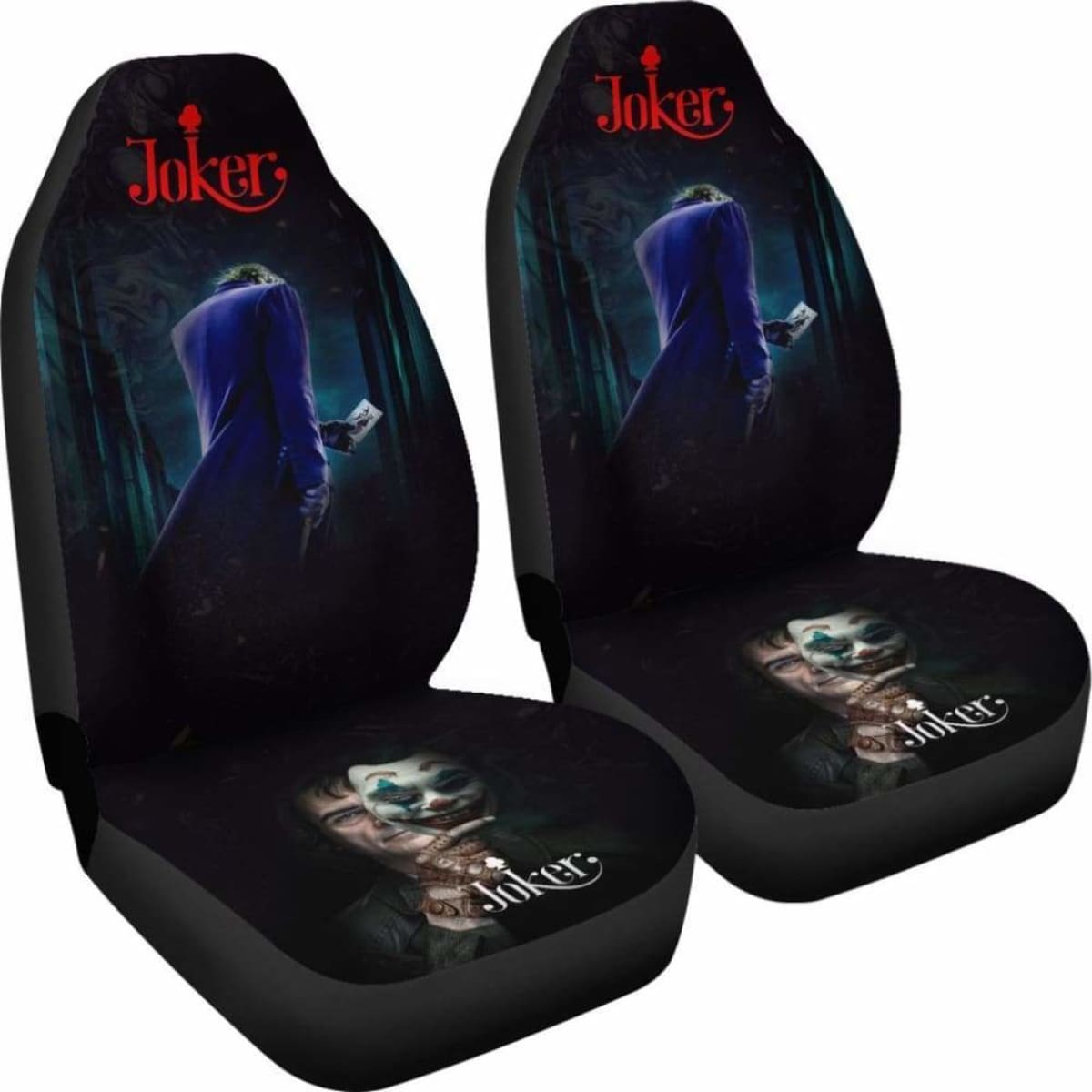 Joker New Supervillain Dc Comics Character Car Seat Covers 5 Universal Fit 051012