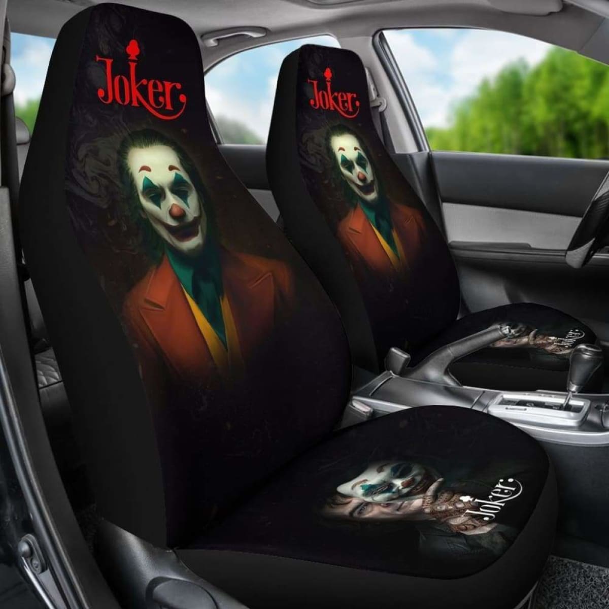 Joker New Supervillain Dc Comics Character Car Seat Covers 4 Universal Fit 051012