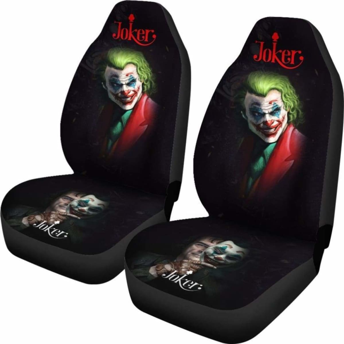 Joker New Supervillain Dc Comics Character Car Seat Covers 3 Universal Fit 051012