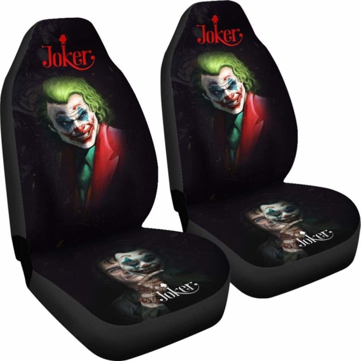 Joker New Supervillain Dc Comics Character Car Seat Covers 3 Universal Fit 051012