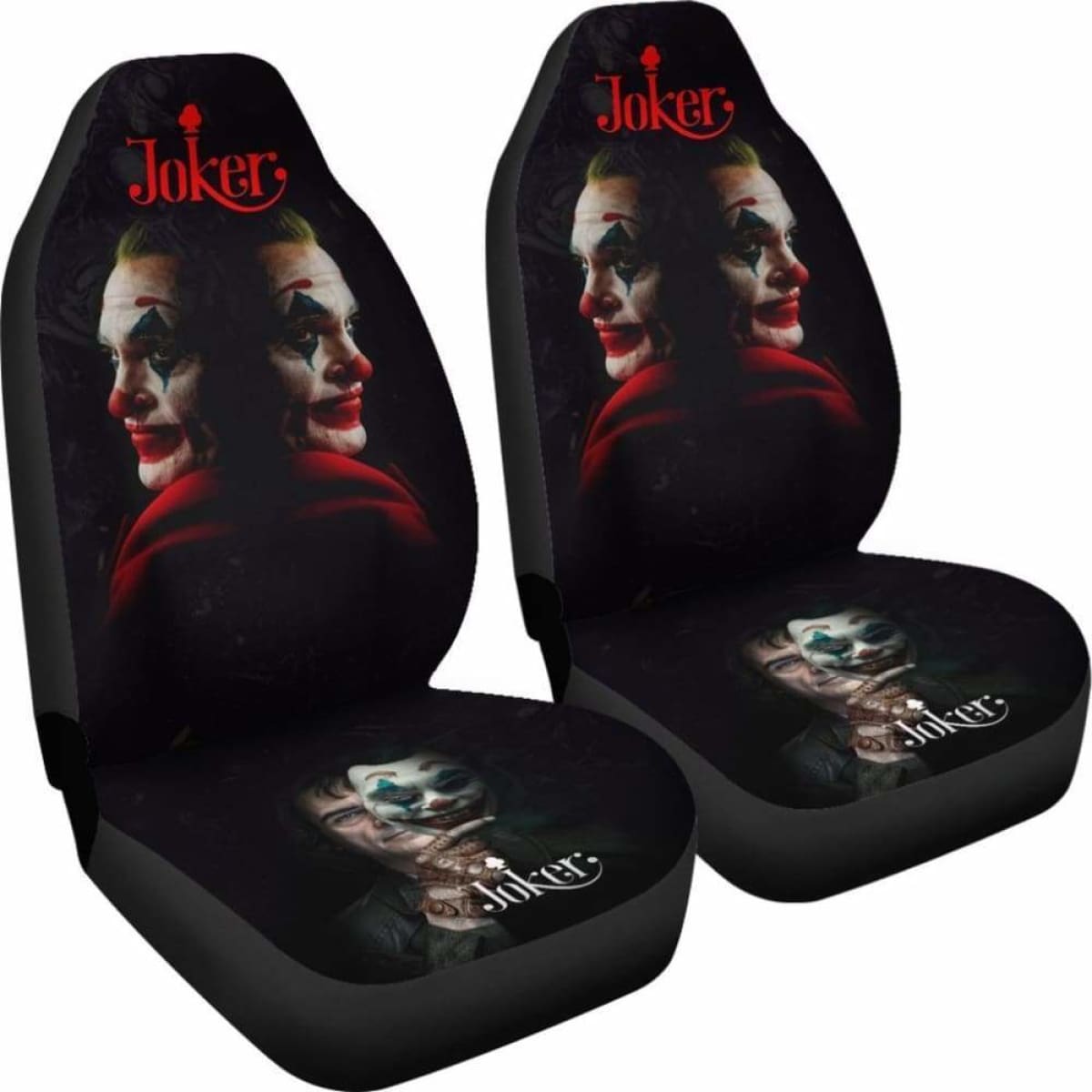 Joker New Supervillain Dc Comics Character Car Seat Covers Universal Fit 051012