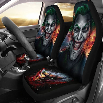 Joker Smile Car Seat Covers Fan Gift Universal Fit 194801