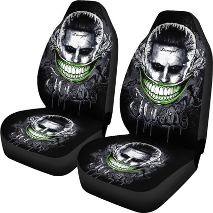 Joker Smile Suicide Squad Car Seat Covers Movie Fan Gift H031020 Universal Fit 225311