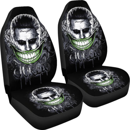 Joker Smile Suicide Squad Car Seat Covers Movie Fan Gift H031020 Universal Fit 225311
