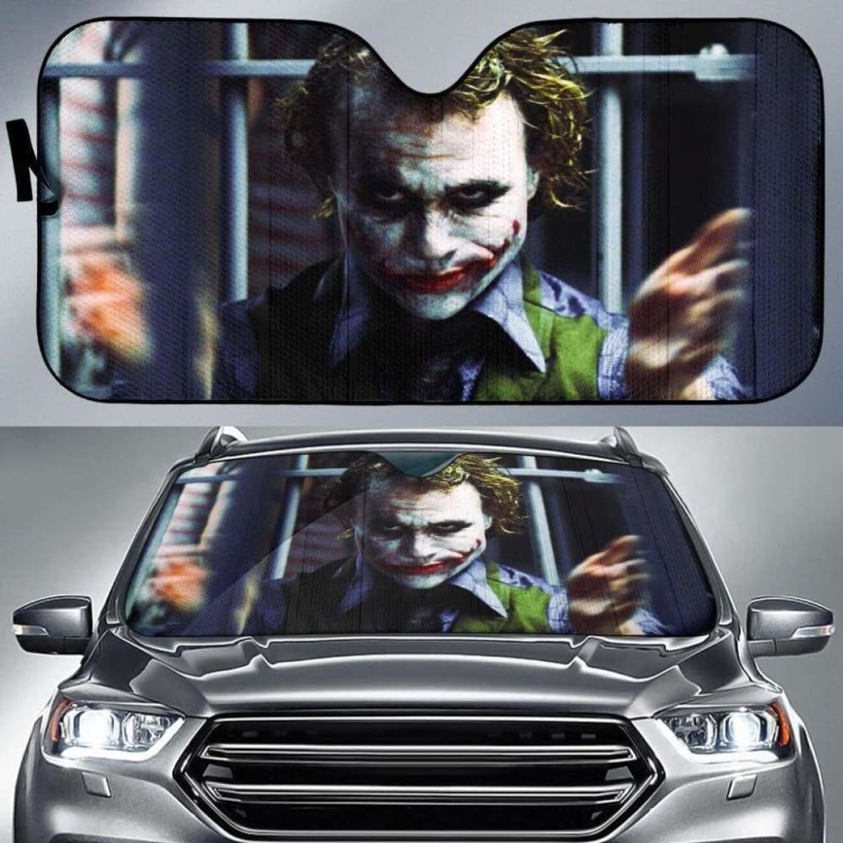 Joker Smile Sun Visor Auto Sun Shades 918b Universal Fit