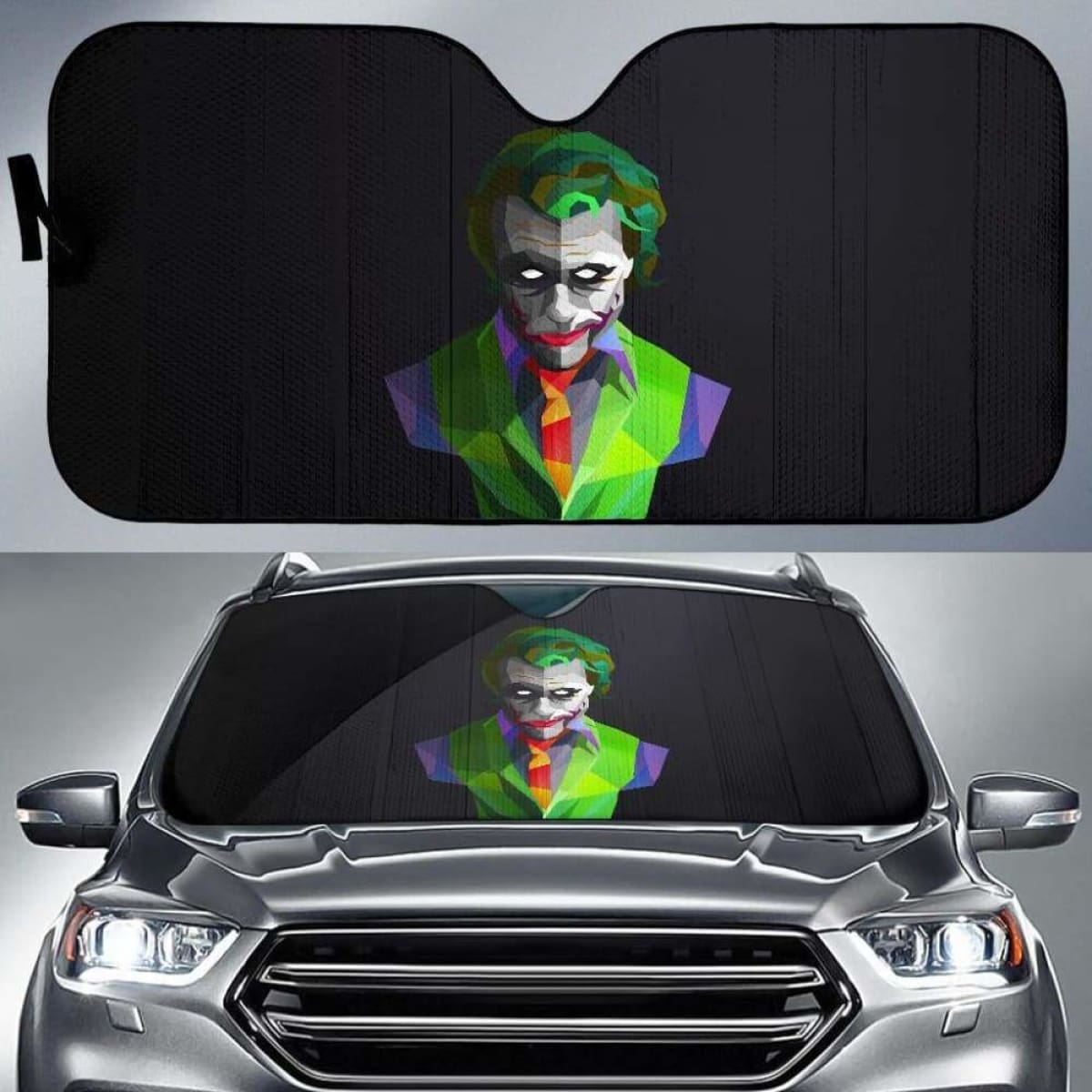 Joker Smile Sun Visor Car Sun Shades 918b Universal Fit