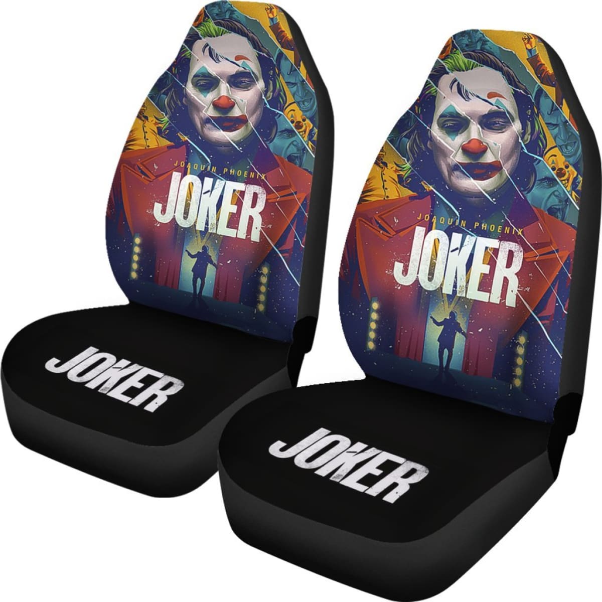 Joker Suicide Squad Car Seat Covers Movie Fan Gift H031020 Universal Fit 225311