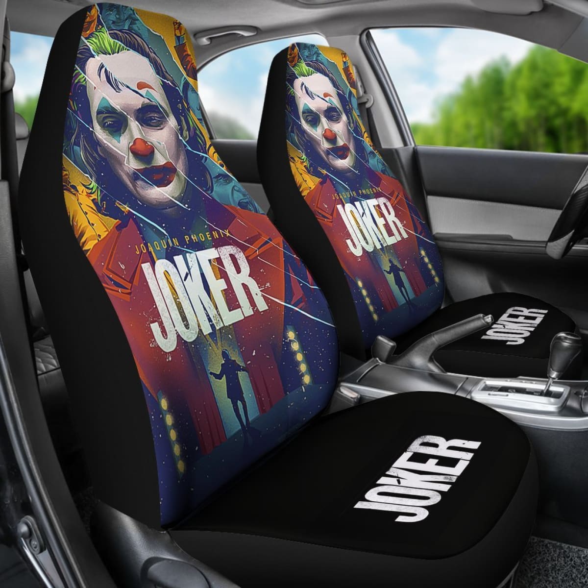 Joker Suicide Squad Car Seat Covers Movie Fan Gift H031020 Universal Fit 225311