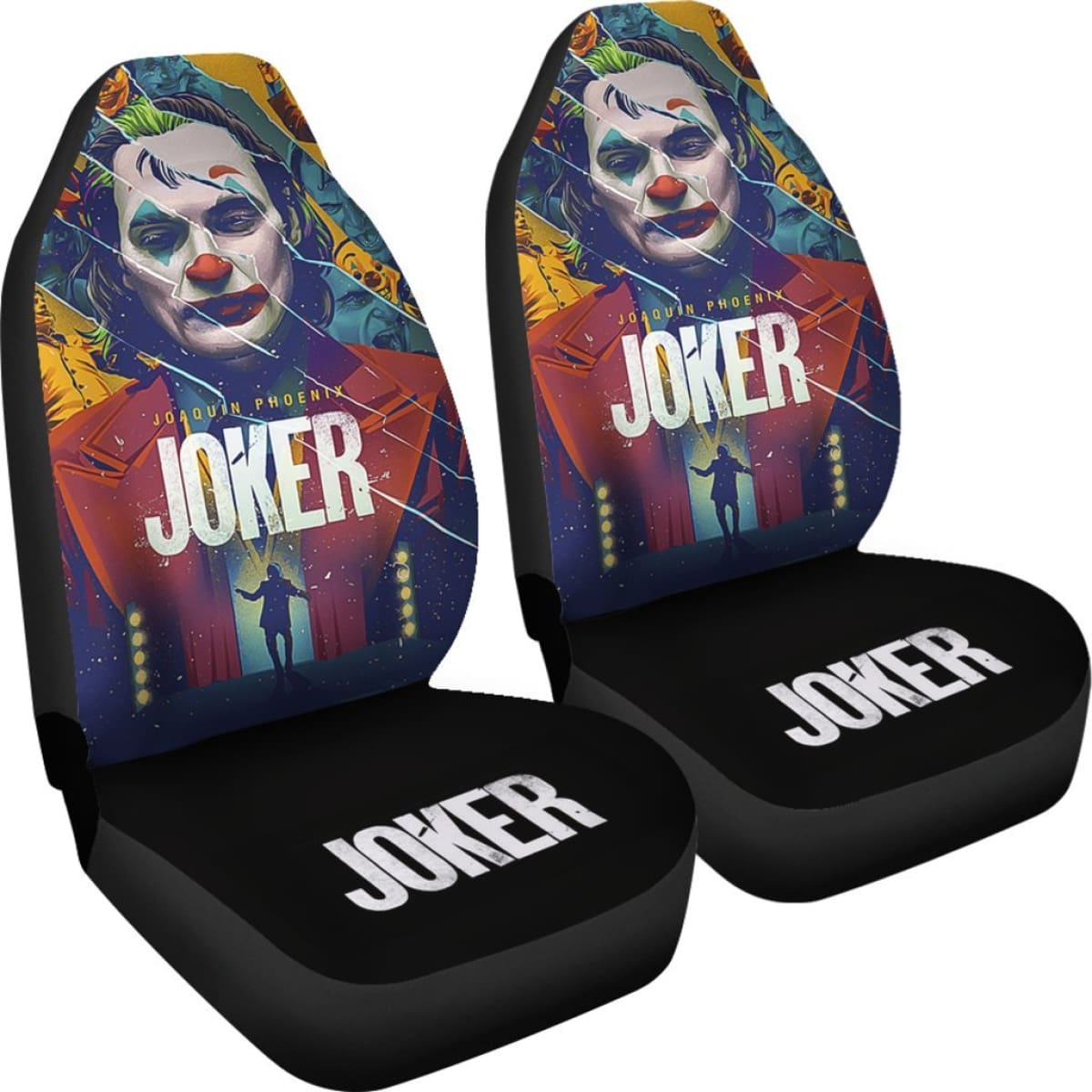 Joker Suicide Squad Car Seat Covers Movie Fan Gift H031020 Universal Fit 225311