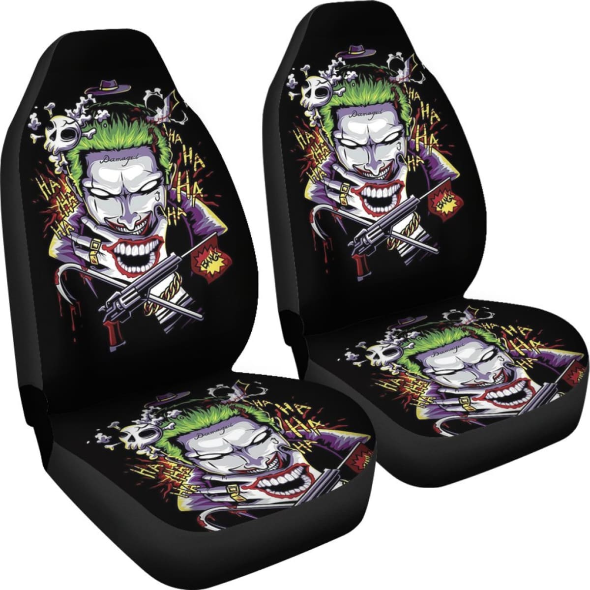 Joker Villains Car Seat Covers Suicide Squad Movie Fan Gift H031020 Universal Fit 225311