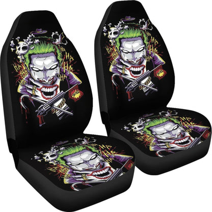 Joker Villains Car Seat Covers Suicide Squad Movie Fan Gift H031020 Universal Fit 225311