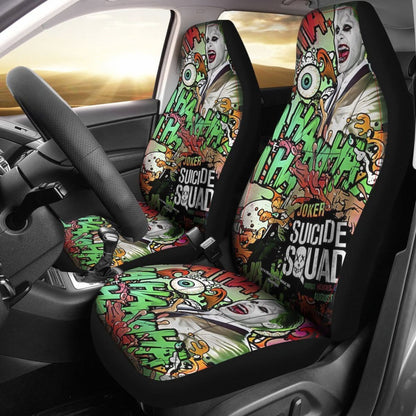 Joker Villains Car Seat Covers Suicide Squad Movie H031020 Universal Fit 225311