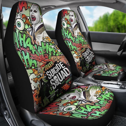 Joker Villains Car Seat Covers Suicide Squad Movie H031020 Universal Fit 225311