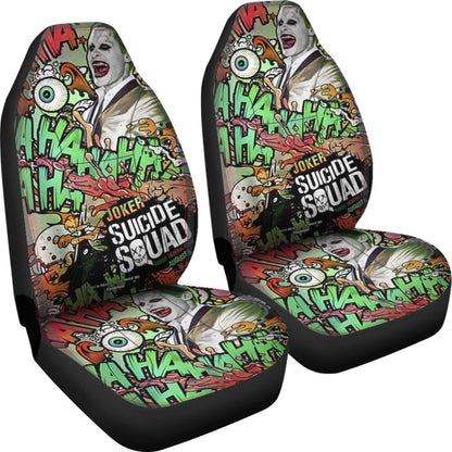 Joker Villains Car Seat Covers Suicide Squad Movie H031020 Universal Fit 225311
