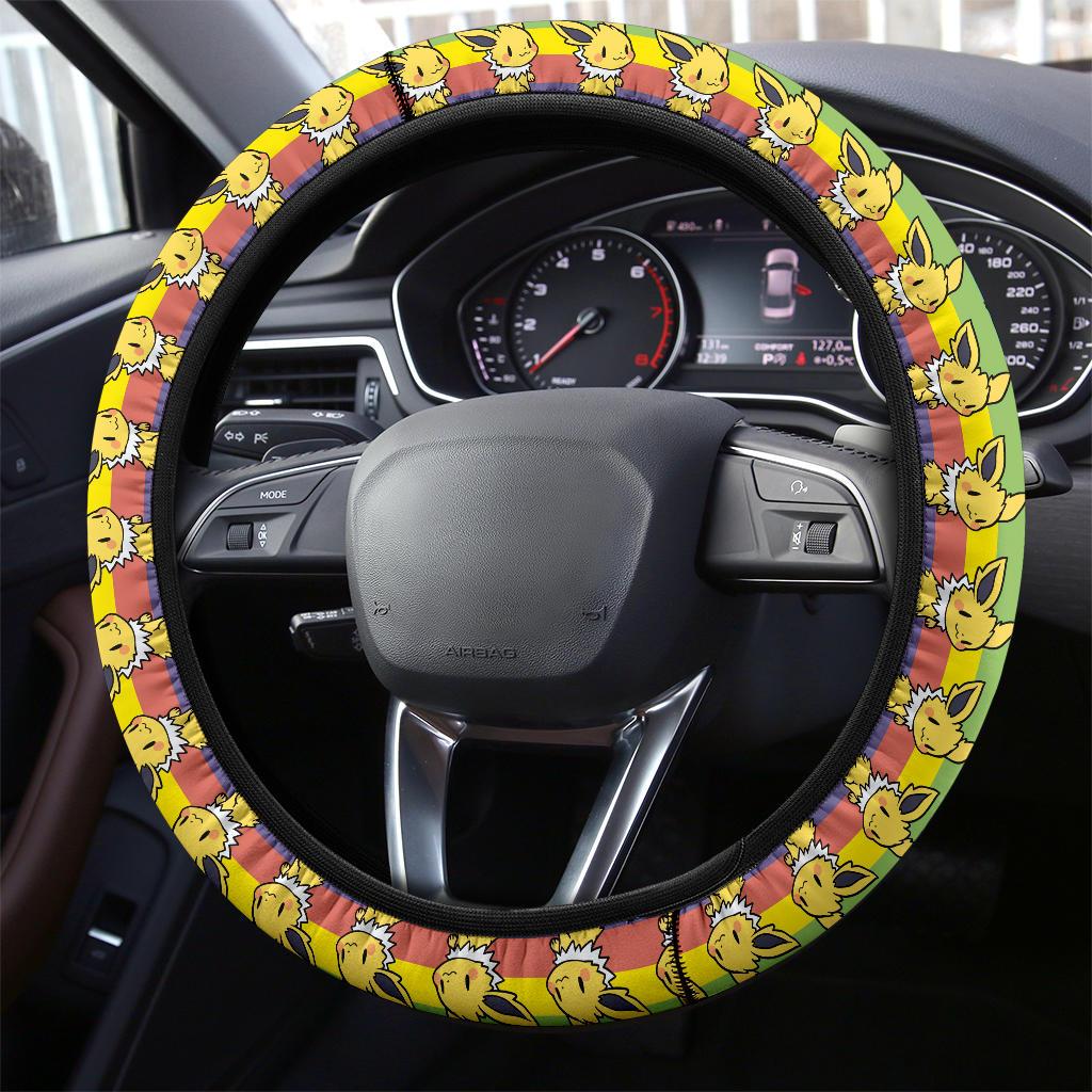 Jolteon Anime Custom Car Steering Wheel Cover
